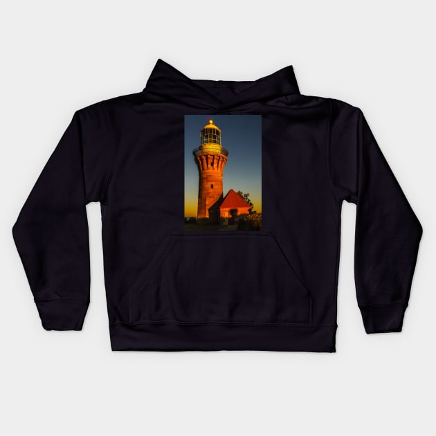 Barrenjoey Head Lightstation Kids Hoodie by fotoWerner